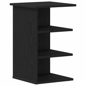 vidaXL Meuble d'appoint Chêne noir 35 x 35 x 55 cm Bois d'ingénierie