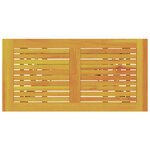 vidaXL Ensemble de Salle à Manger de Jardin de 5 Pièces en Bois Massif d'Acacia