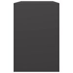 vidaXL Portant de bois de chauffage noir 100x40x60 cm acier