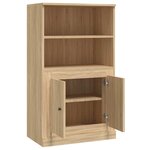 vidaXL Buffet haut chêne sonoma 60x35 5x103 5 cm bois d'ingénierie