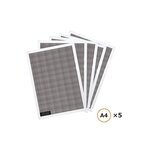 Paquet de 5 pochettes Coins 'CAMOUFLAGE' couleur Transparent PLUS JAPAN