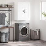 vidaXL Armoire murale blanc 69 5x34x90 cm bois d'ingénierie