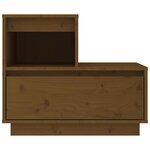 vidaXL Tables de chevet 2Pièces Marron miel 60x34x51cm Bois de pin massif
