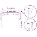 vidaXL Store enrouleur occultant jaune largeur du tissu 121 6 cm