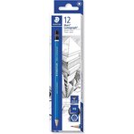 Crayon Papier Mars Lumograph 100 Mine 2 mm Bleu HB x 12 STAEDTLER