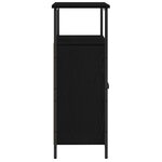 Armoire murale vidaXL Chêne noir 69 5x34x90 cm Bois reconstitué
