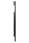 Pied latéral à sceller soléa gris terre d'ombre satiné ral 7022s