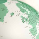 Globe terrestre lumineux Light & Colour Ø 30 cm - Vert