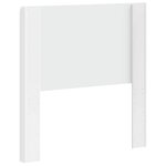 vidaXL Tête de lit Blanc brillant