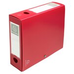 Boite De Classement À Pression Dos 80mm Polypropylène 7/10e Opaque - A4 - Rouge - X 10 - Exacompta