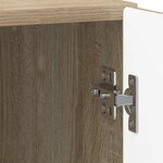 vidaXL Cabinet de chevet Chêne Sonoma 43 x 34 5 x 50 cm