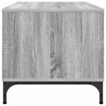 vidaXL Table basse Sonoma gris 90 x 49 x 46 cm Bois d'ingénierie