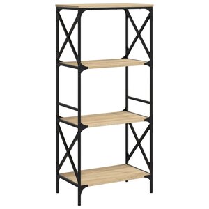 vidaXL Bibliothèque à 4 niveaux chêne sonoma 59x35x132 cm