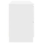 vidaXL Meuble TV blanc 100x35x54 cm bois d'ingénierie