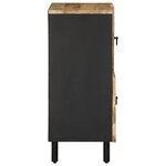 vidaXL Buffet 80x33 5x75 cm bois de manguier brut massif
