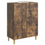 vidaXL Buffet Chêne fumé 66 x 34 5 x 90 cm Bois d'ingénierie