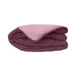 Couette Microfibre Prune & Parme 240 x 260 cm