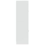 vidaXL Armoire d'apothicaire blanc brillant bois d’ingénierie