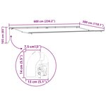 vidaXL Auvent Rétractable Vert et jaune 600 × 300 cm