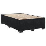 vidaXL Cadre de lit Noir 120x200 cm Velours