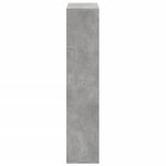 vidaXL Étagère séparatrice de pièce gris béton 69 5x29x137 5 cm