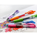 Stylo Roller Encre Gel G2 07 Pte Moyenne Bleu Noir PILOT