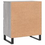 vidaXL Buffet Sonoma gris 60x35x70 cm Bois d'ingénierie