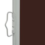 vidaXL Auvent latéral rétractable de patio 140 x 300 cm Marron