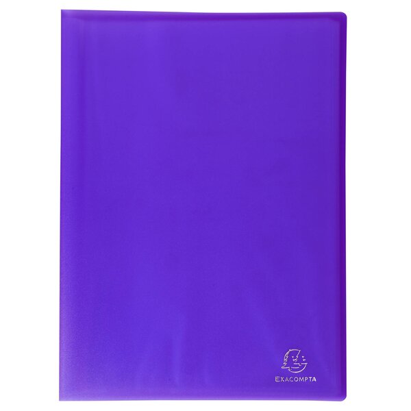 Protège-documents En Polypropylène Semi Rigide Chromaline 60 Vues - A4 - Violet - Exacompta