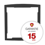 Cadre d'encastrement Noir Sablé RAL 2100 MS