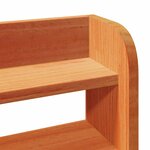 vidaXL Cadre de lit sans matelas cire marron 140x190cm bois pin massif