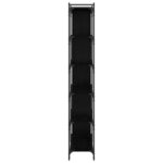 vidaXL Bibliothèque Chêne noir 76 x 32 x 192 cm Bois d'ingénierie