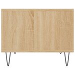 vidaXL Table basse chêne sonoma 60x50x40 cm bois d'ingénierie