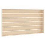 vidaXL Vitrine de collection en bois avec 6 étagères 80x8 5x55 cm