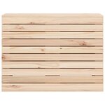 vidaXL Panier à linge 88 5x44x66 cm bois massif de pin