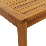 vidaXL Table de jardin 110x55x67 cm Bois d'acacia solide