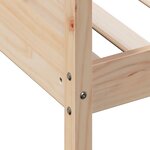 vidaXL Lit de jour sans matelas 90x190 cm bois de pin massif