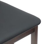 vidaXL Chaises de salle à manger 2 Pièces Marron Clair 48 x 49 x 95 cm