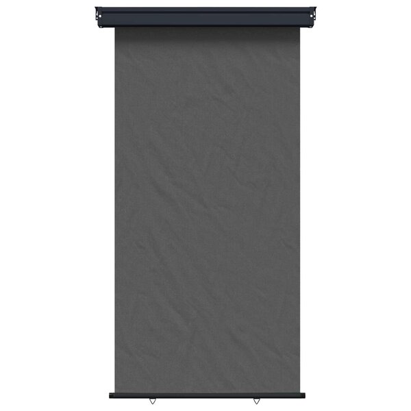 vidaXL Store latéral de balcon 100  polyester fer acier