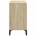 vidaXL Meuble d'évier chêne sonoma 58x33x60 cm bois d'ingénierie