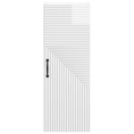 vidaXL Armoire Murale Blanc brillant 33 x 34 5 x 90 cm