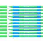 Stylo à bille Slider Edge Pointe Moyenne vert x 10 SCHNEIDER