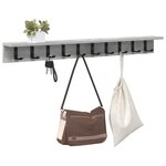vidaXL Porte-manteau mural Gris béton 100 x 10 5 x 10 5 cm