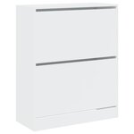 vidaXL Armoire à chaussures blanc 80x34x96 5 cm bois d'ingénierie