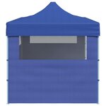 vidaXL Tente de fête 291 x 580 x 315 cm Bleu Tissu Oxford