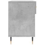 vidaXL Banc à chaussures gris béton 102x35x55 cm bois d'ingénierie