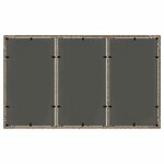 vidaXL Ensemble de salle à manger pour jardin 5 Pièces Gris Poly rotin