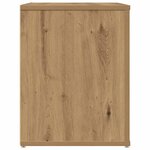 vidaXL Banc à chaussures chêne artisanal 100x35x45cm bois d'ingénierie