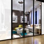 vidaXL Film pour fenêtre dépoli design à rayures 0 9x50 m PVC