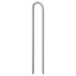 vidaXL Piquets de tente 6 Pièces forme de U 41 5 cm Ø12mm acier galvanisé
